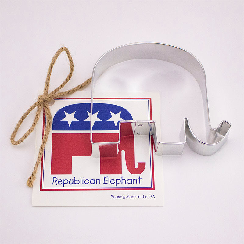 Republican Elephant Cookie Cutter