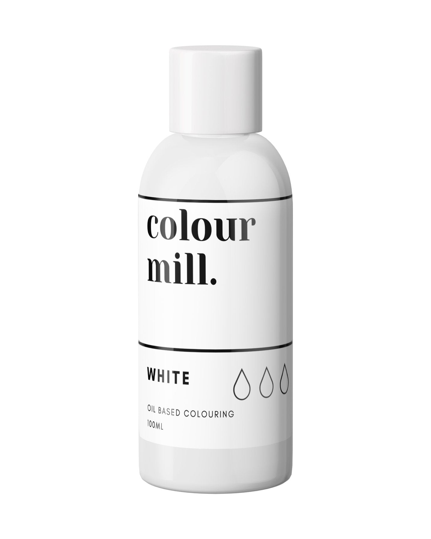 Oil Based Colouring 100ml White | Party Decoration®