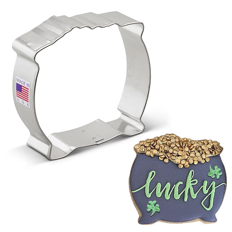 Pot of Gold / Witch Cauldron Cookie Cutter