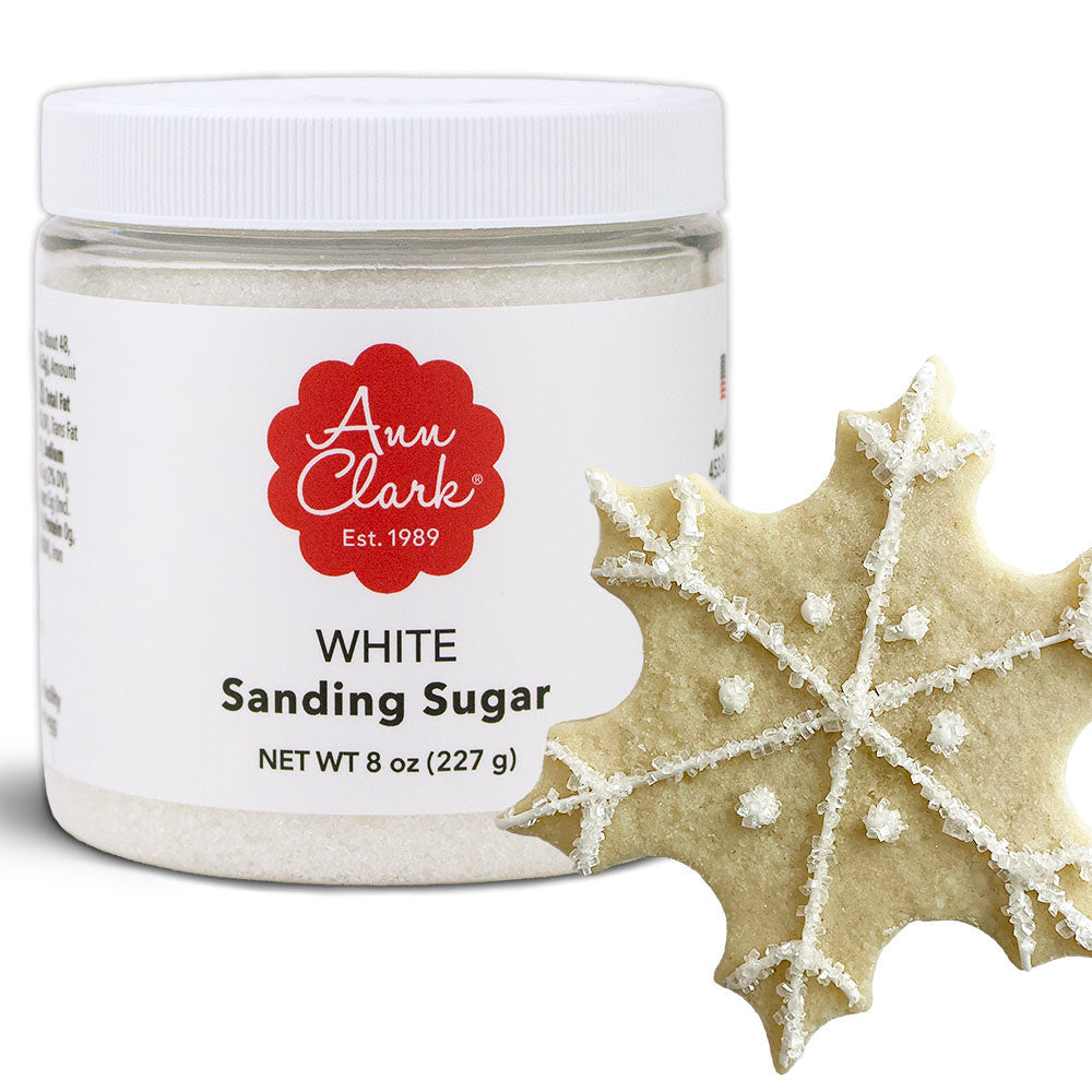White Sanding Sugar, 8 oz