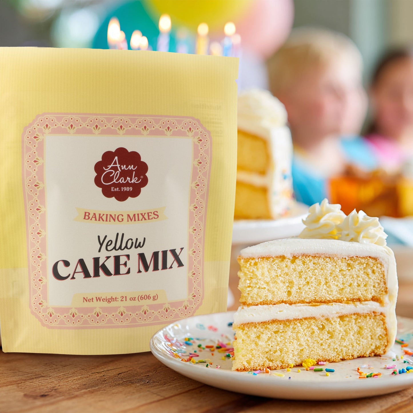 Yellow Cake Mix, 21 oz