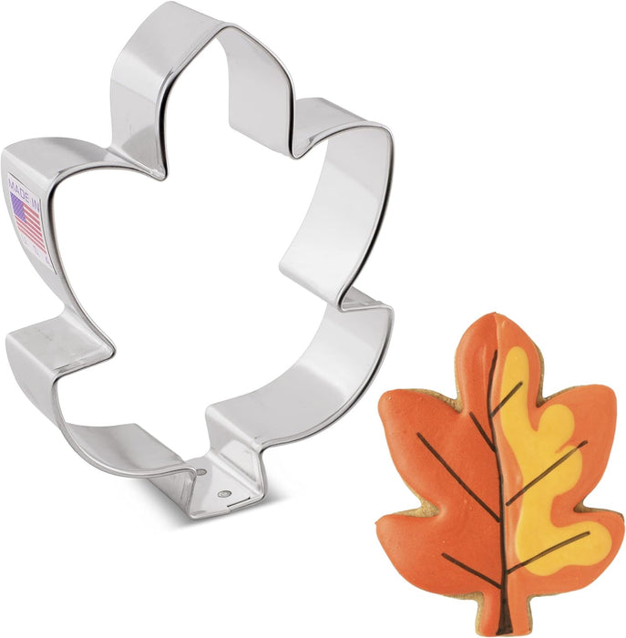 Ann Clark Fall Hawthorn Leaf Cookie Cutter, 3.75"