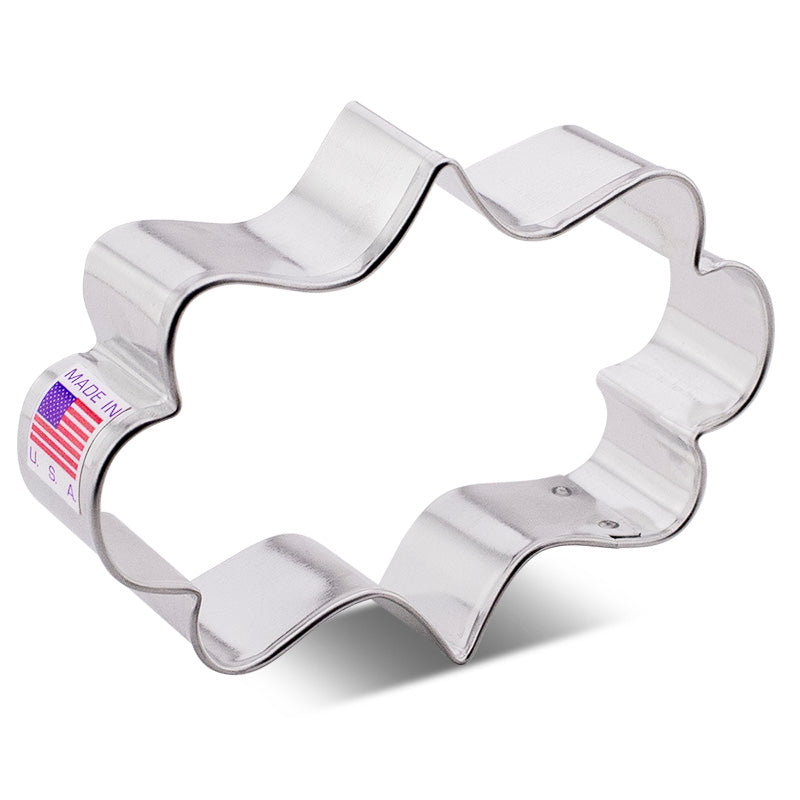 Long Fancy Plaque Cookie Cutter