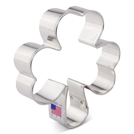 Shamrock Cookie Cutter, 3 7/8"