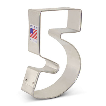 Number 5 Cookie Cutter