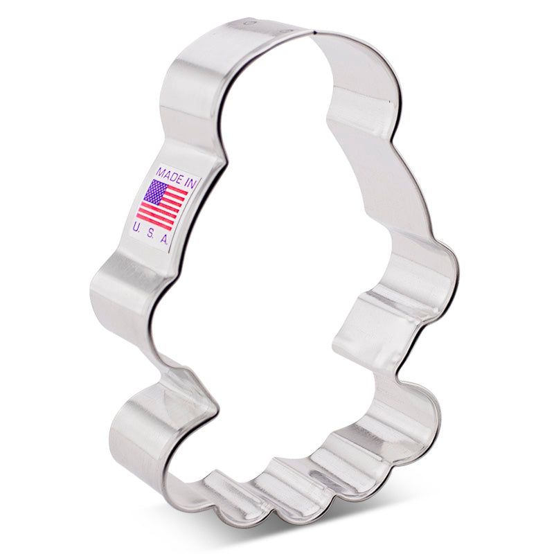 Mrs. Claus Cookie Cutter 4" by Flour Box Bakery
