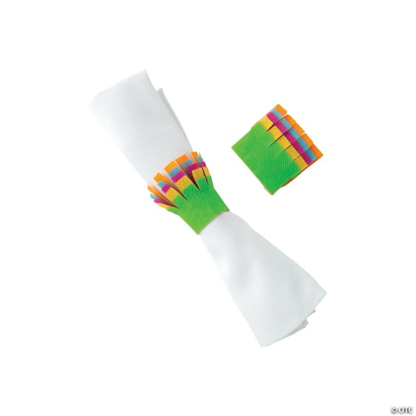Fiesta Fringe Napkin Rings - 12 Pc.