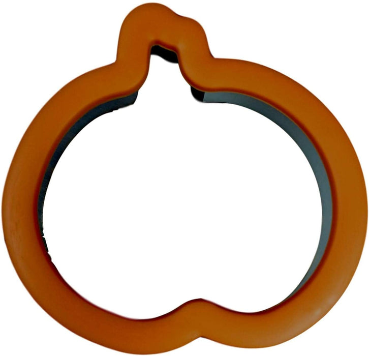 Wilton Comfort Grip Orange Pumpkin Plastic Cookie Cutter
