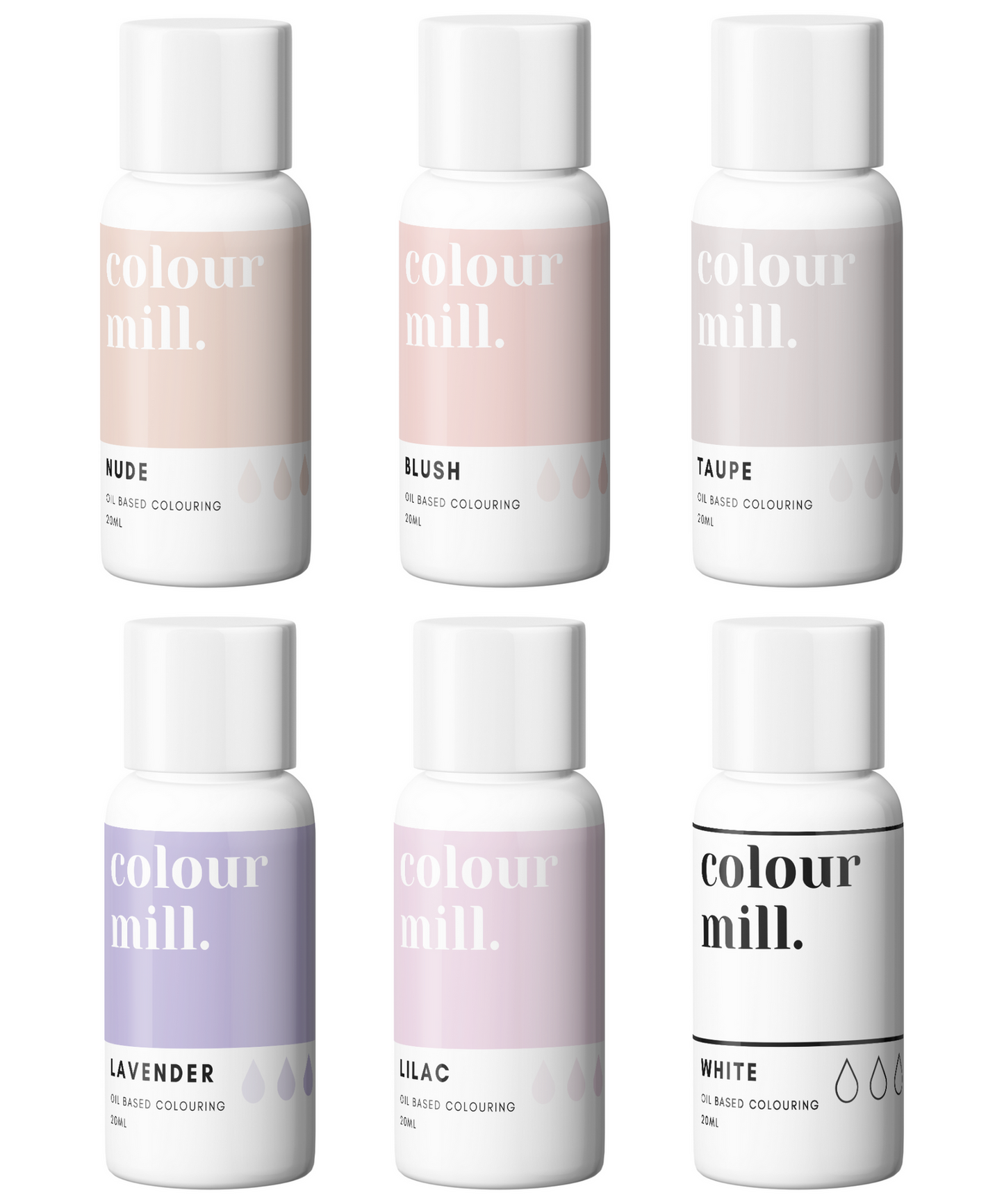 Oil Based Colouring 20ml Nude set | Party Decoration®