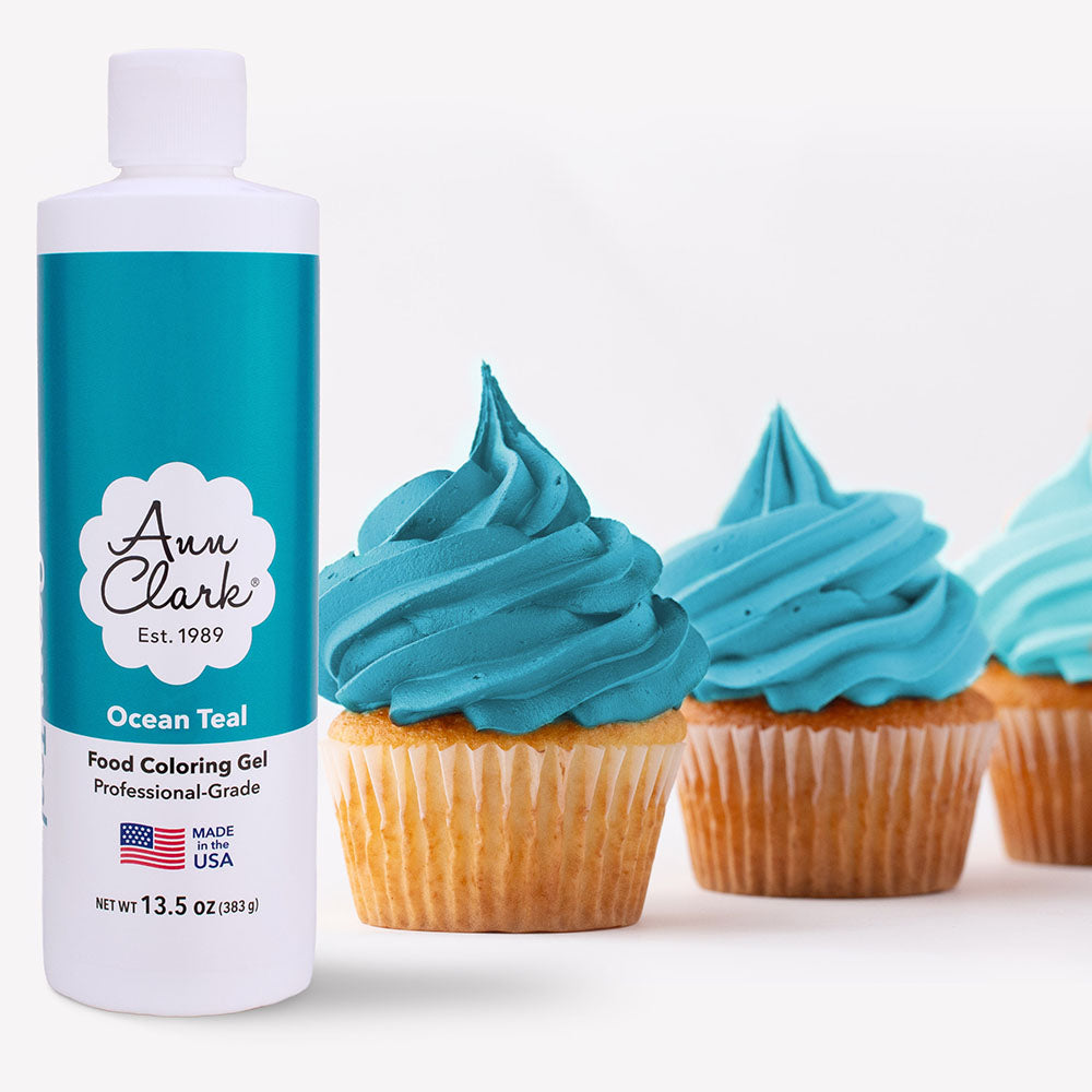 Ocean Teal Food Coloring Gel, Extra Large 13.5 oz. Bottle