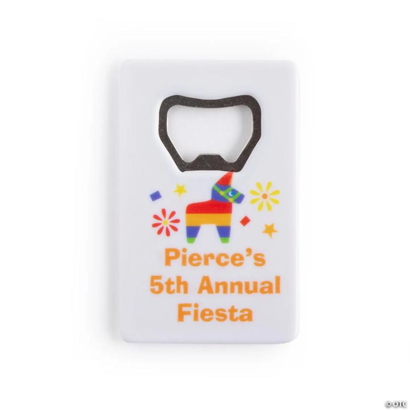 Personalized Fiesta Bottle Openers - 12 Pc.
