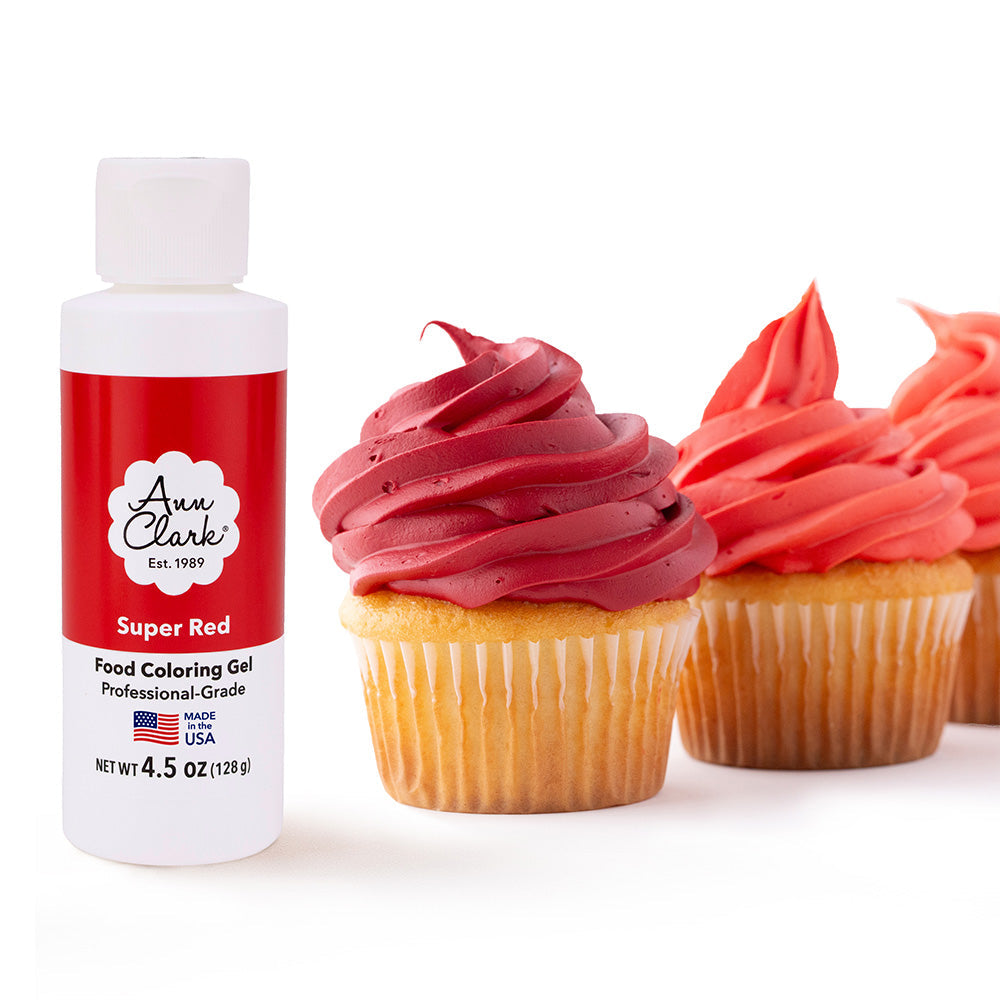 Super Red Food Coloring Gel, Large 4.5 oz. Bottle