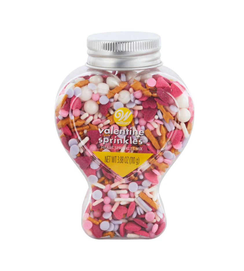 Wilton Hearts and Arrows Valentine's Day Sprinkle Mix, 3.88 oz.