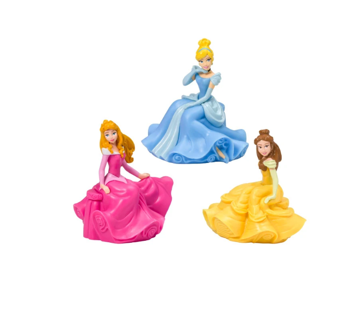 Disney Princess Aurora, Belle & Cinderella Cake Topper – 3-Piece
