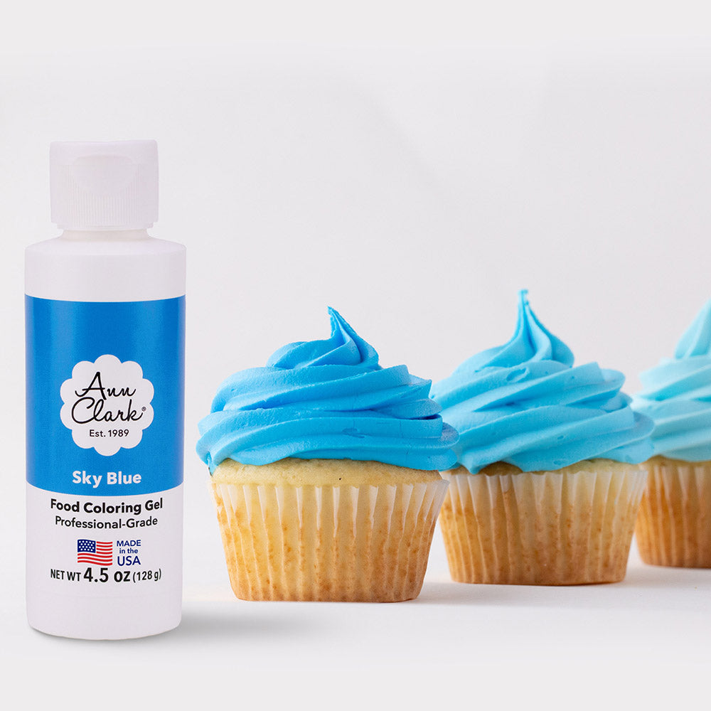 Sky Blue Food Coloring Gel, Large 4.5 oz. Bottle