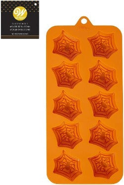 Wilton Halloween Spider Web Silicone Mold, 10 Cavity