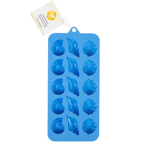 Wilton Silicone Seashell Candy Mold, 15-Cavity