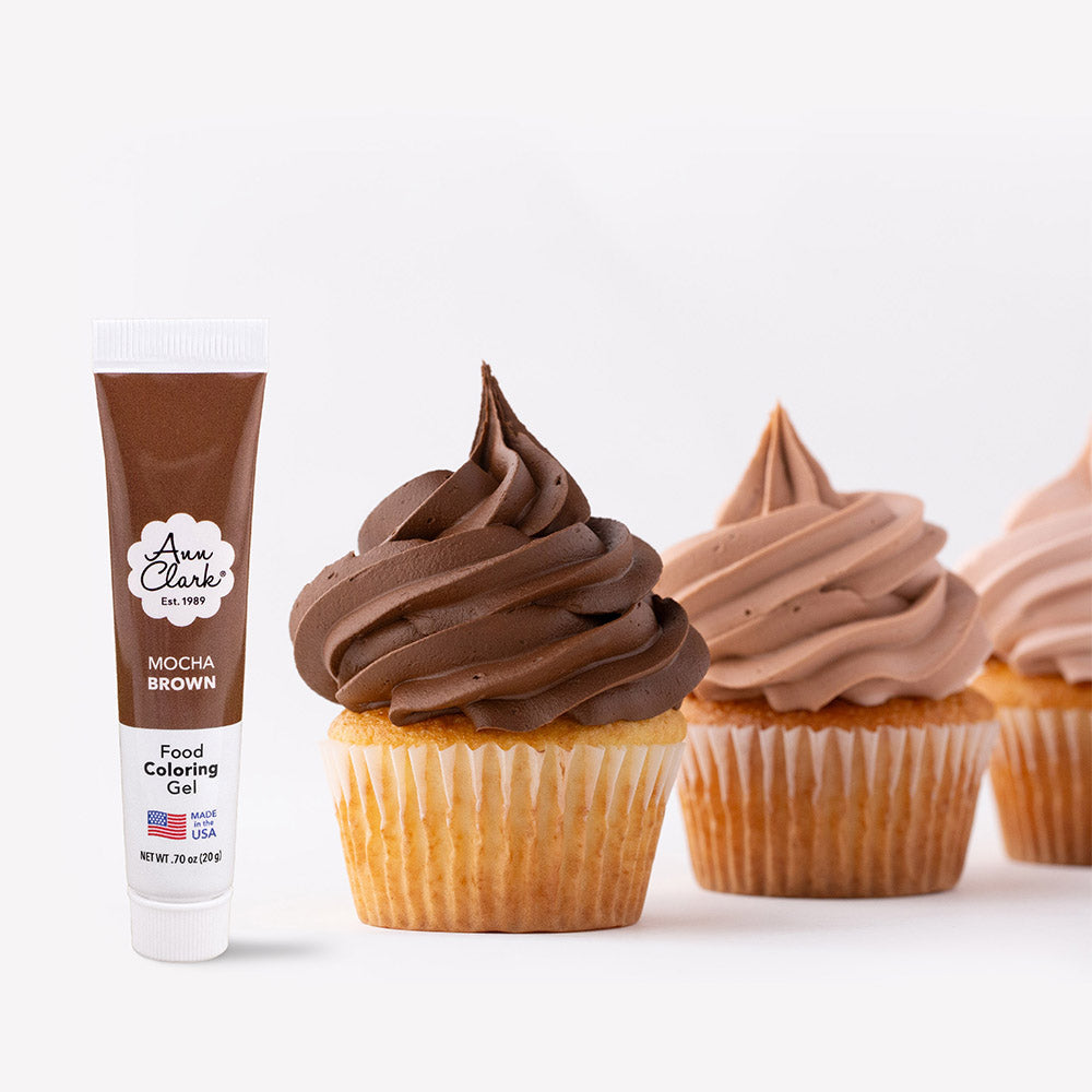 Mocha Brown Food Coloring Gel, .70 oz. (20 g)