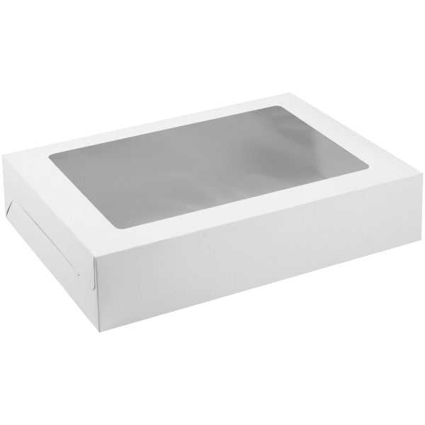 Wilton 19 x 14-Inch Folded White Cake Box with Window