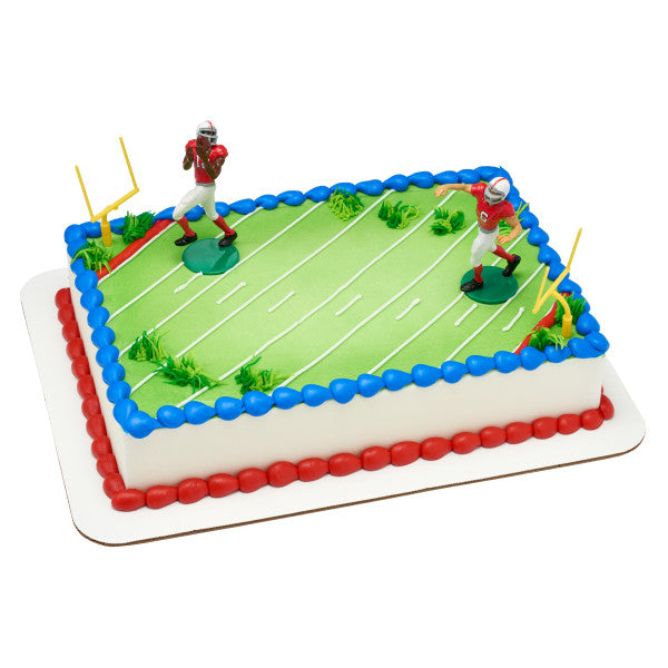 Touchdown Football Cake Kit Players and goalposts