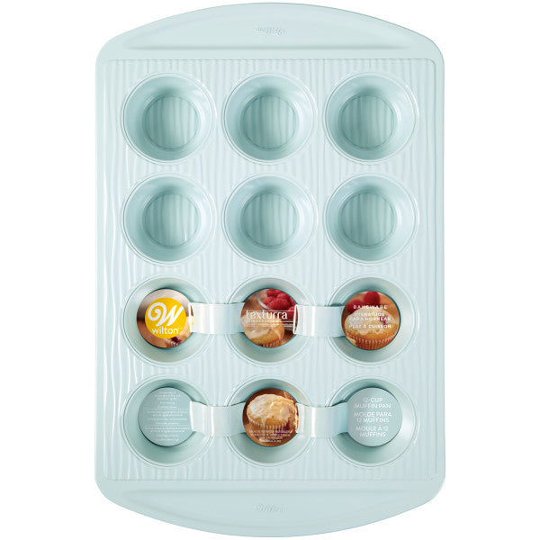 Wilton Texturra Performance Non-Stick Bakeware Muffin Pan, 12-Cup