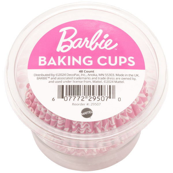Barbie Baking Cups cupcake Liners, Greaseproof Paper, Pack of 48