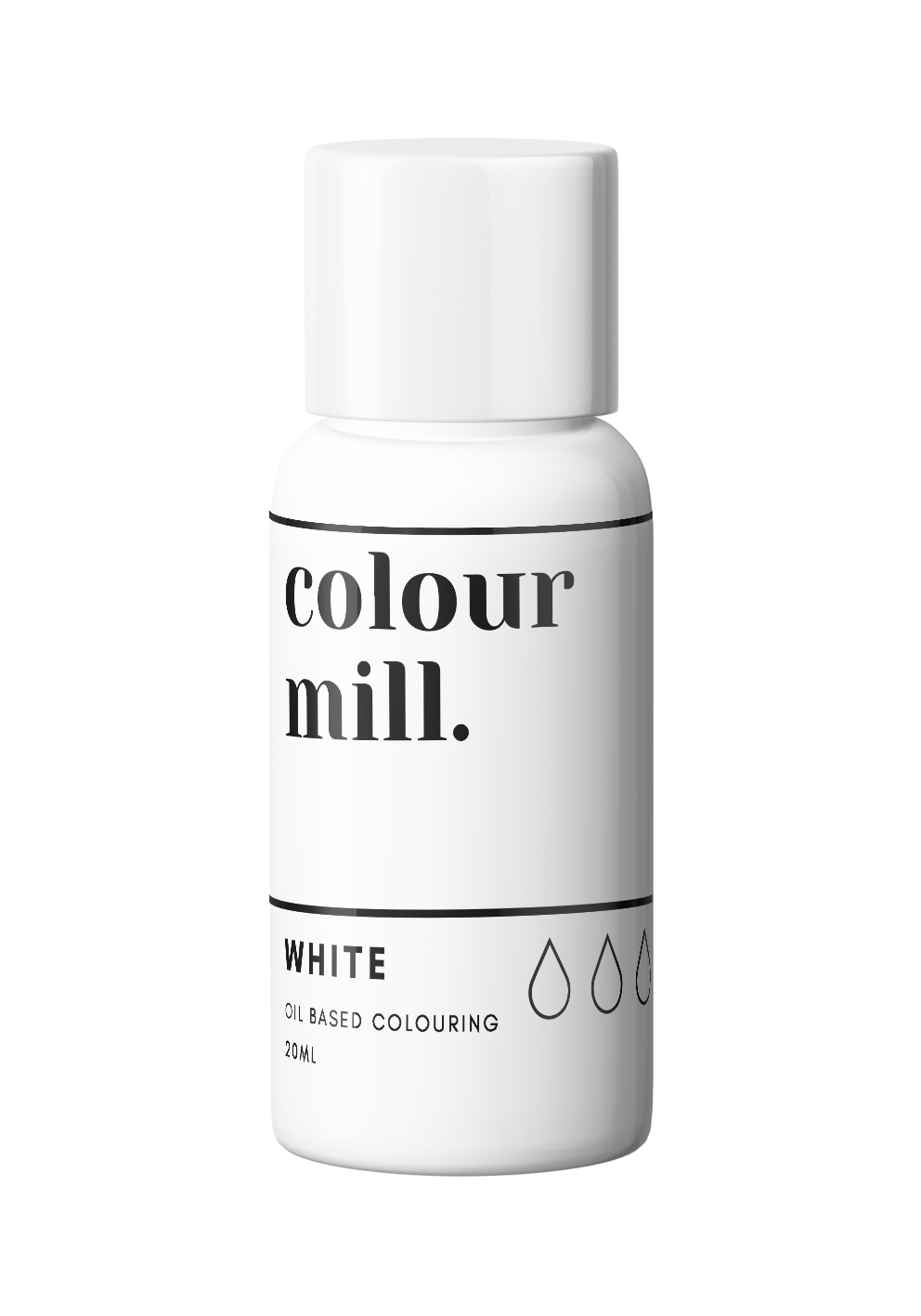 Oil Based Colouring 20ml White | Party Decoration®