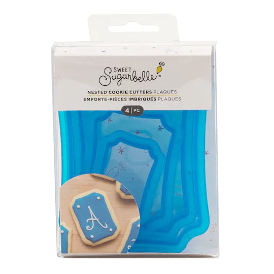 Cookie Cutters Sweet Sugerbelle Nested Plaque Rectangle 4 Piece