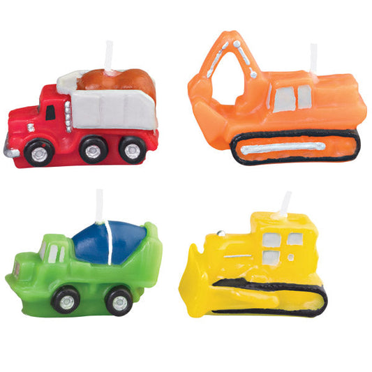 Construction Vehicles Birthday Candles by Wilton