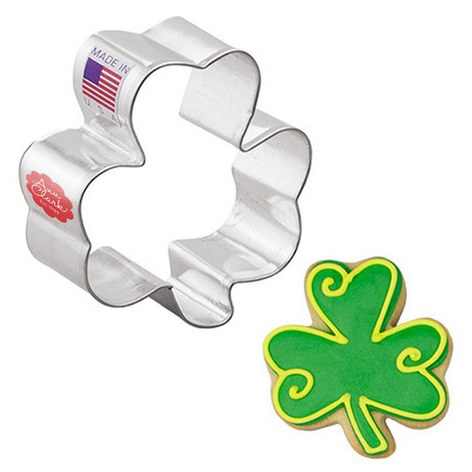 Shamrock Cookie Cutter, 2 5/8"