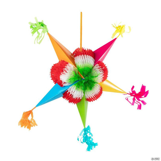 18" Fiesta Bright Star Hanging Decoration