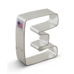 Cookie Cutter Letter E  - 1579A*