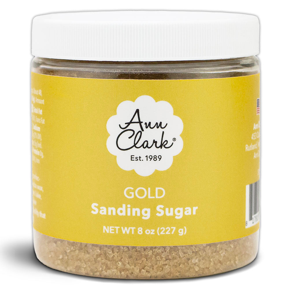 Gold Sanding Sugar, 8 oz
