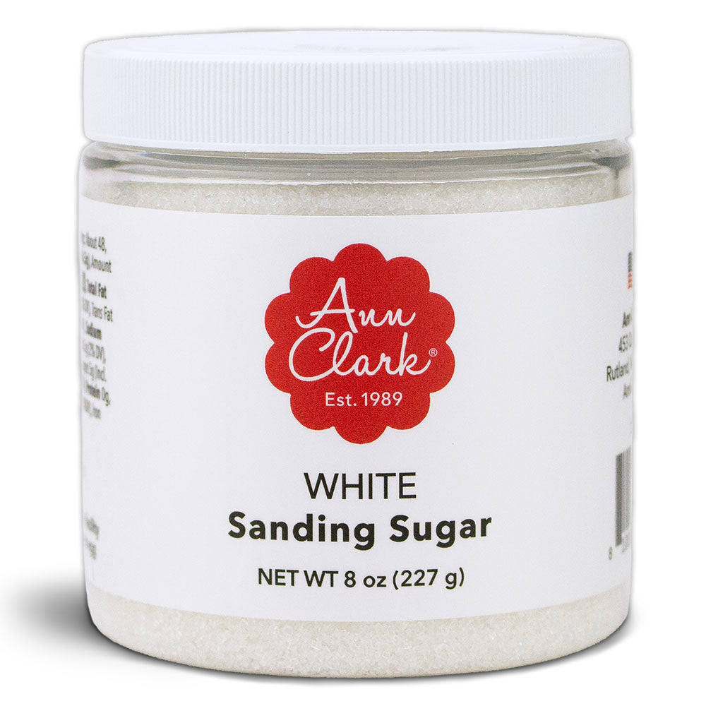 White Sanding Sugar, 8 oz