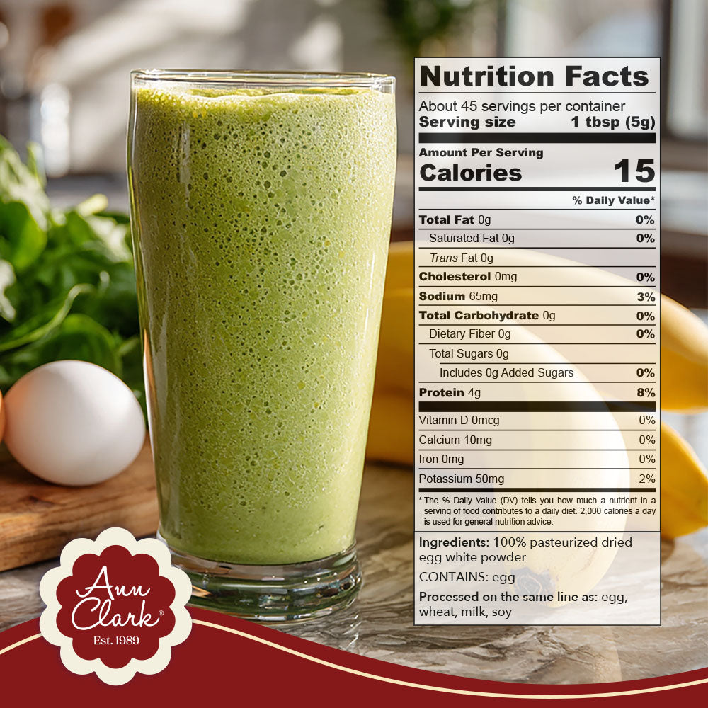All Natural 100% Egg White Powder 8 oz