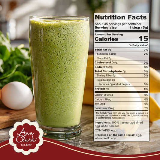 All Natural 100% Egg White Powder 8 oz