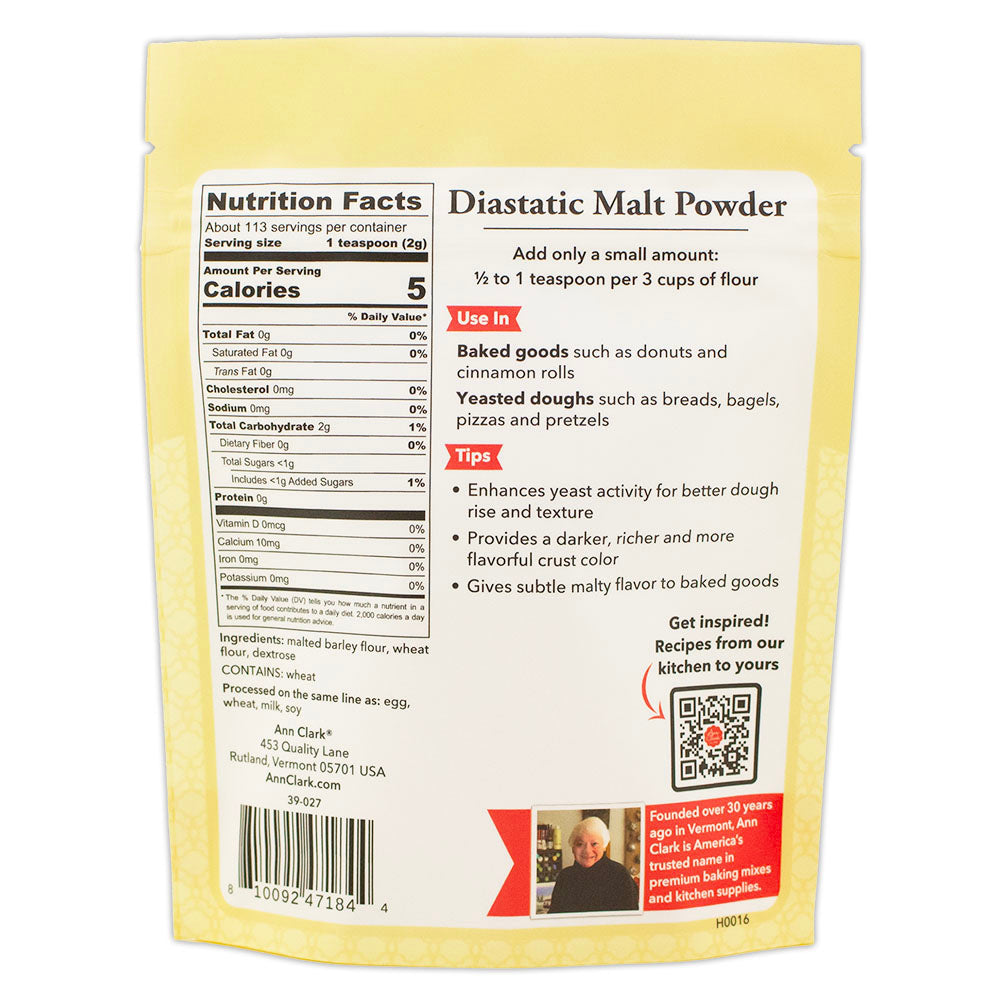 Diastatic Malt Powder, 8 oz
