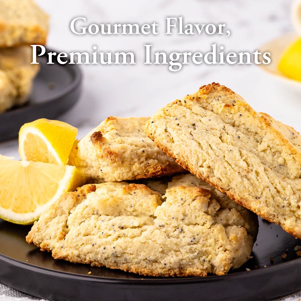 Traditional Lemon Poppyseed Scone Mix, 18 oz