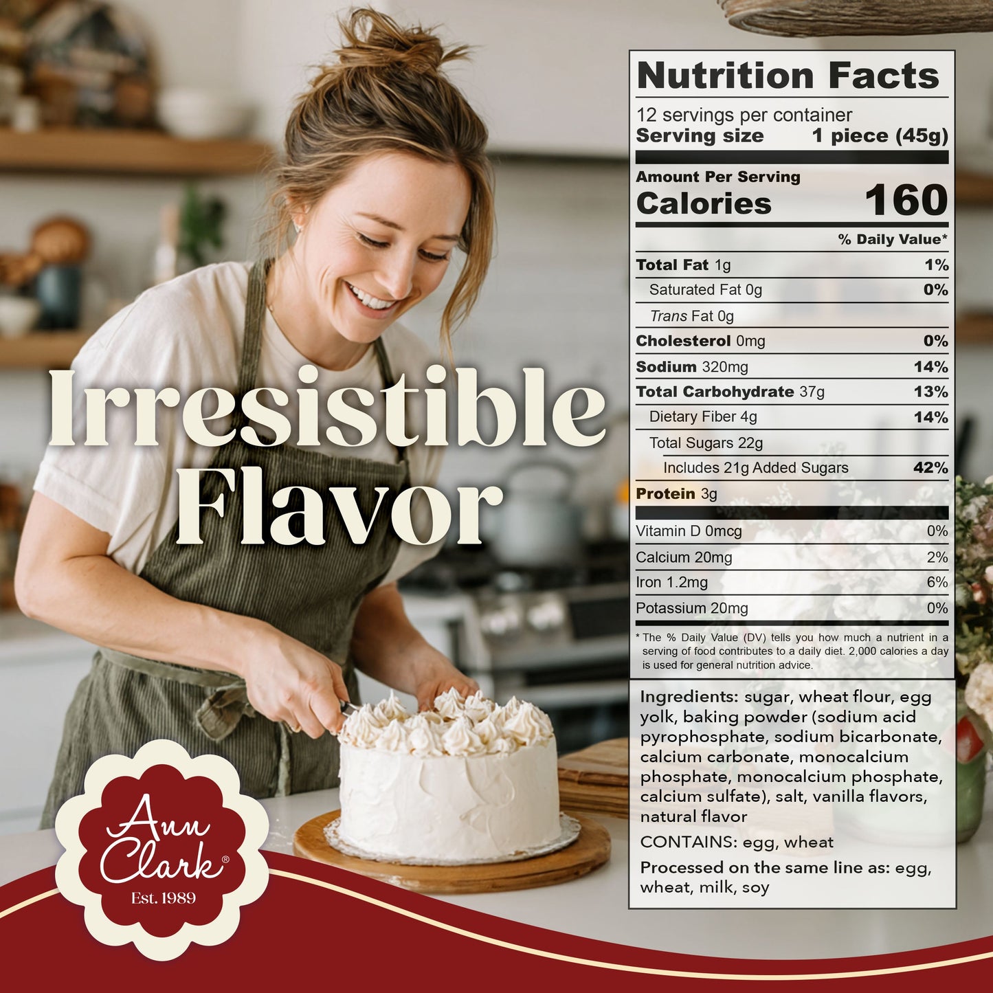 Yellow Cake Mix, 21 oz