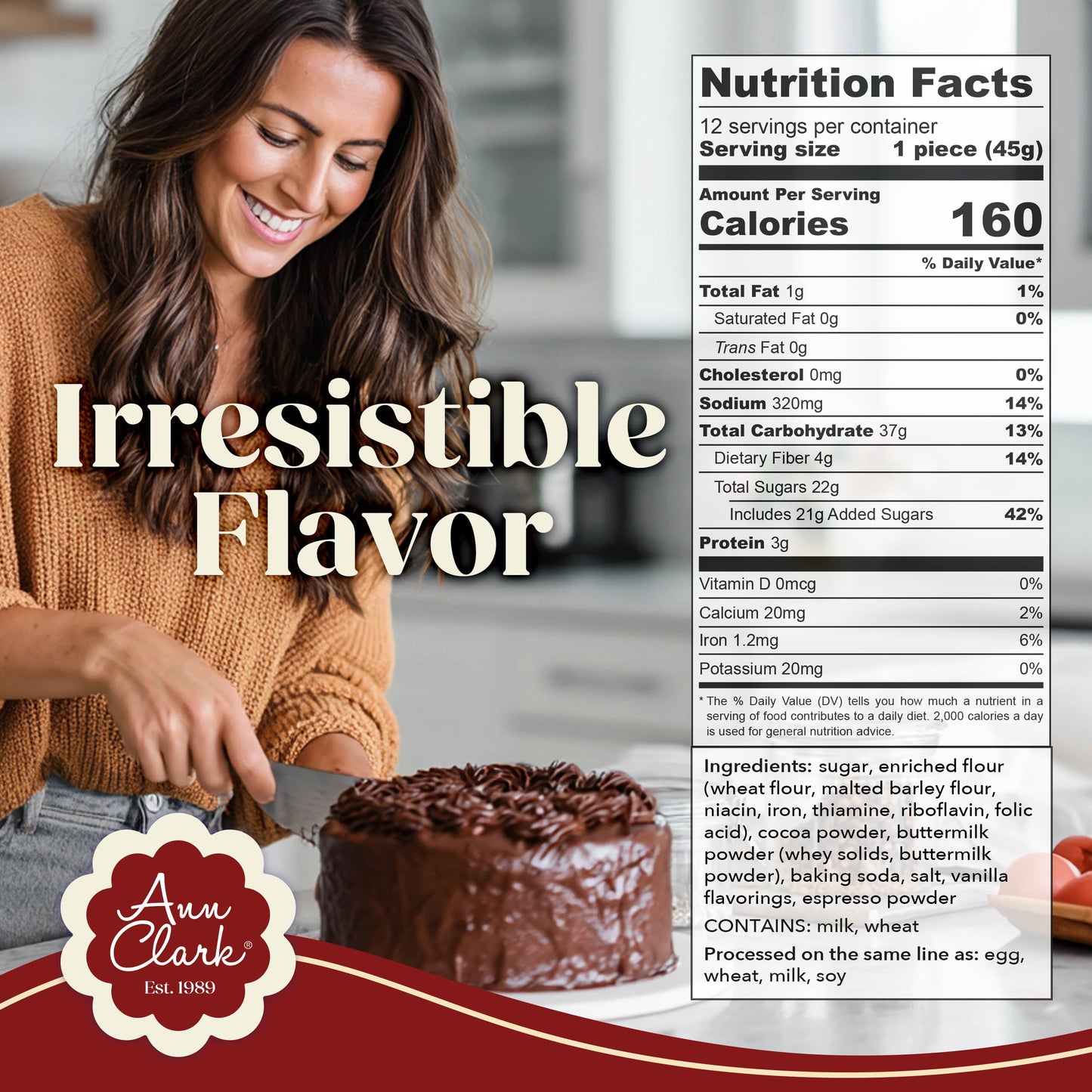 Gourmet Chocolate Cake Mix, 19 oz