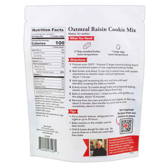 Oatmeal Raisin Cookie Mix, 16 oz