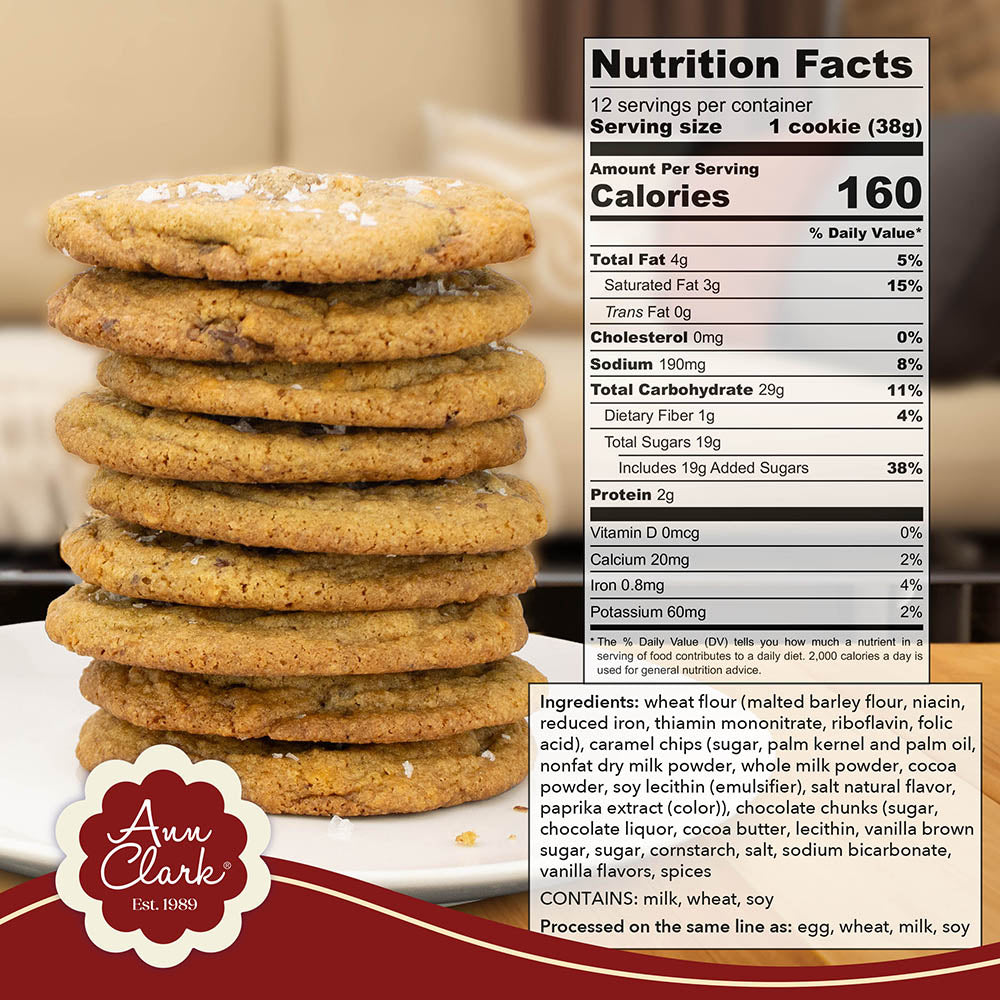 Premium Salted Caramel Chocolate Chip Cookie Mix, 16 oz