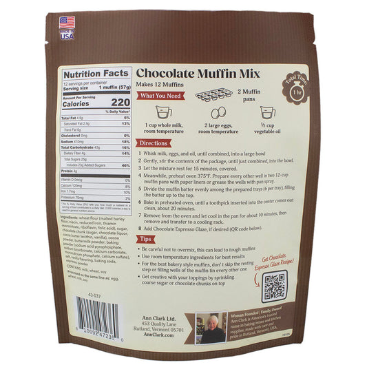Chocolate Chunk Muffin Mix, 24 oz
