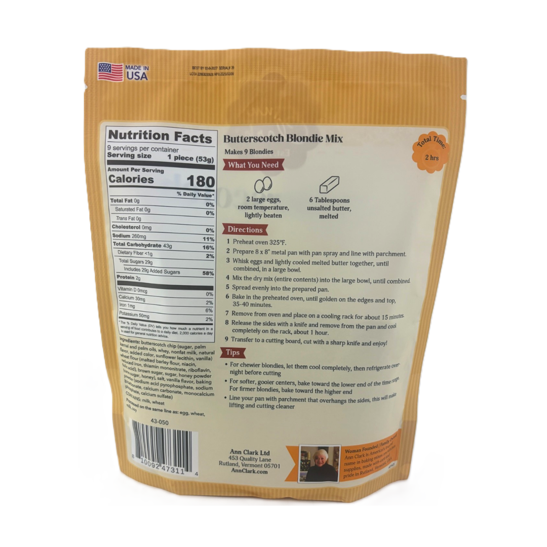 Butterscotch Blondie Mix, 16 oz