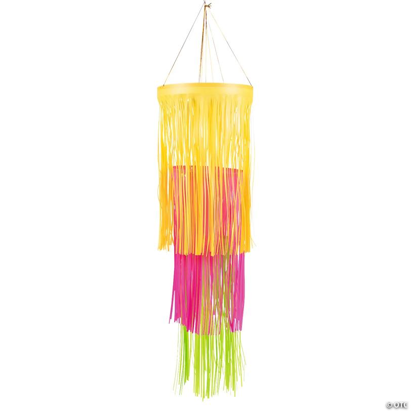 4 Ft. Neon Fringe Chandelier