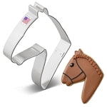 Cookie Cutter Horse Head 4-3/4" - 1130A