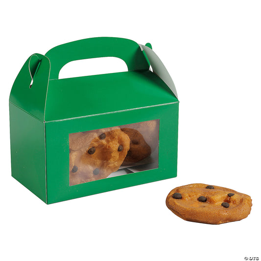 6" x 7" Cardstock Treat Boxes with Display Window - 12 Pc.