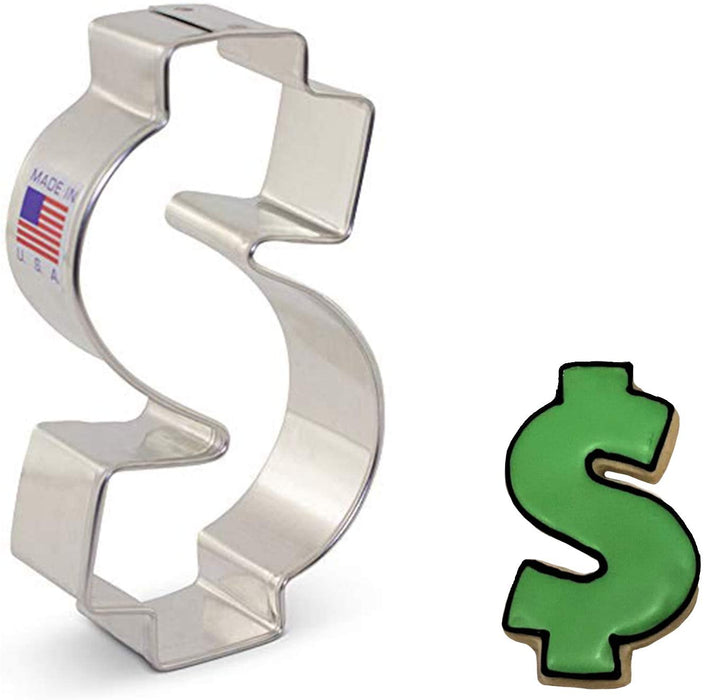 Ann Clark Dollar Sign Cookie Cutter