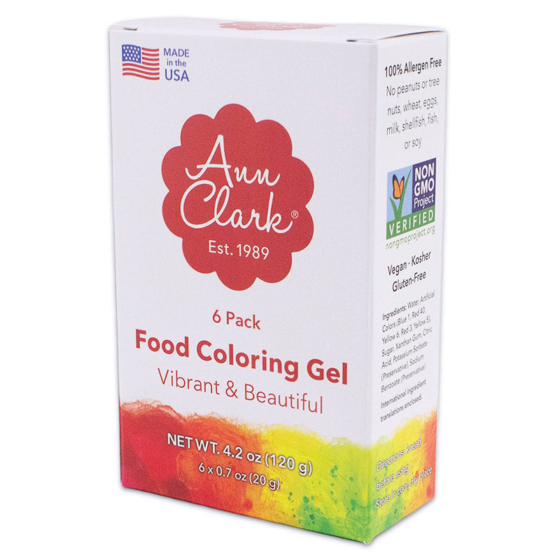 Food Coloring Gel 6-pack