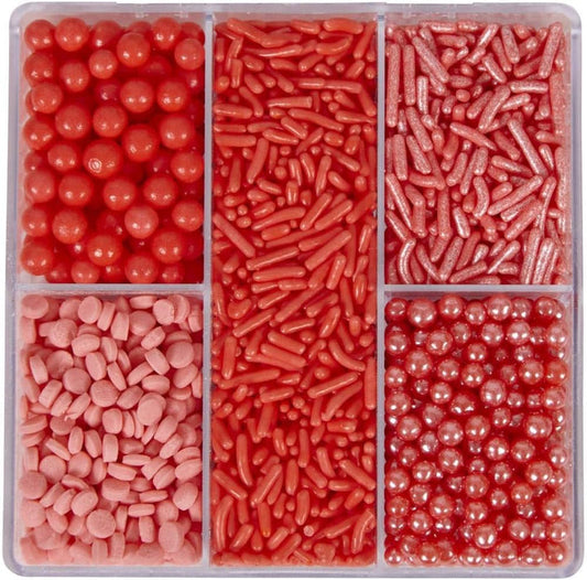 Wilton Sprinkles Tackle Box 3.35oz-Coral